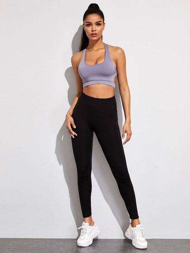 Cut Out Back Sports Bra