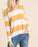 FINAL CALL- Brinleigh striped top in mustard yellow