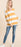 FINAL CALL- Brinleigh striped top in mustard yellow