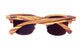 Ebony and ZebraWood Sunglasses, Tea Colored Polarized Lenses