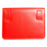 Pebbled Calf Leather Belt Pouch Coral