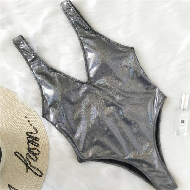 New Arrival Women Sequins Leather Off Shoulder