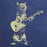Cat playing guitar