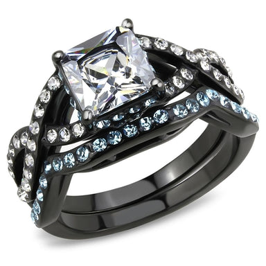 TK3457 IP Black(Ion Plating) Stainless Steel Ring
